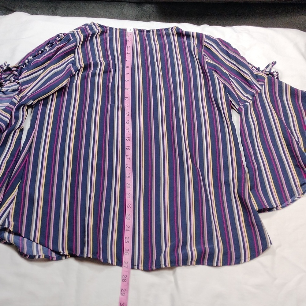 143 Story By Line Up Womens Braided Open Shoulder Top Size Small - Picture 7 of 10